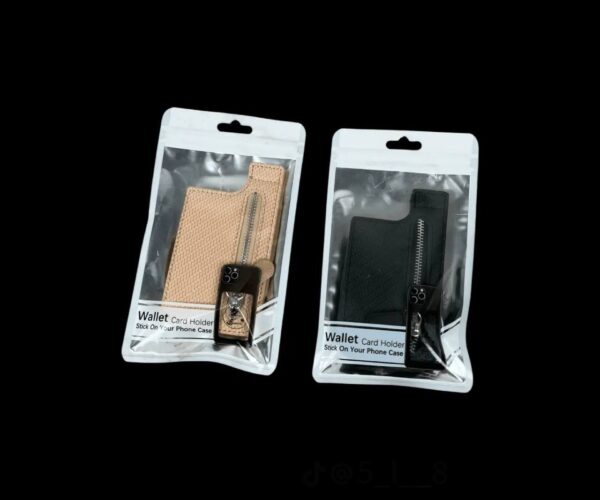 حافظة بطاقات لاصقة للهاتف – تصميم فاخر ومضاد للانزلاق